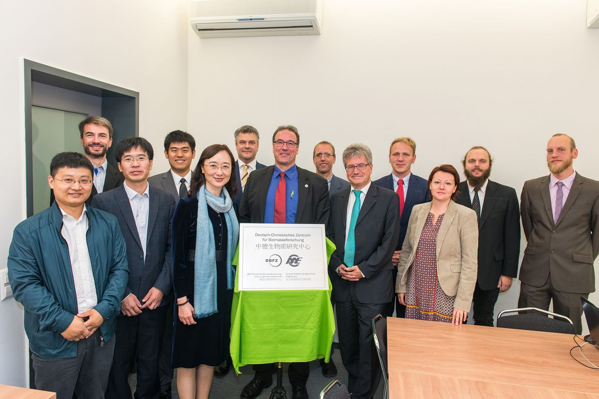 Official inauguration of the German-Chinese Center for Biomass Research at DBFZ. Picture: © DBFZ