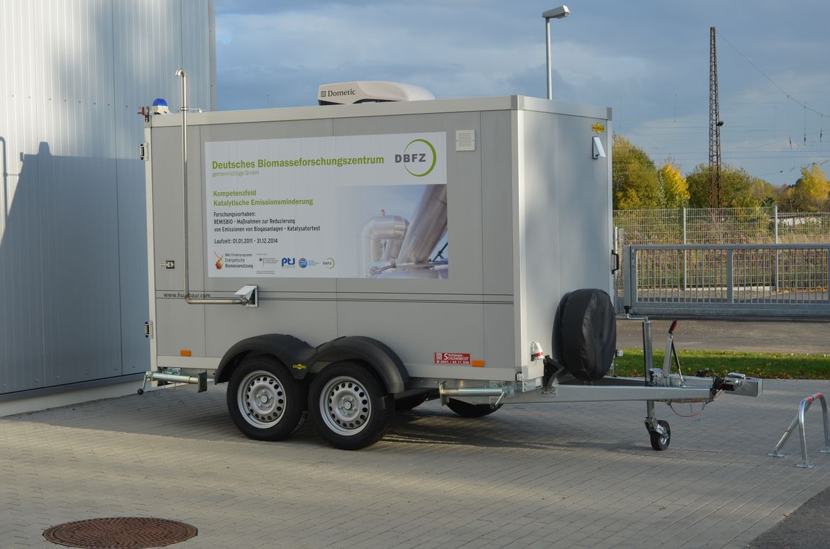Mobile Miniaturanlage zum Katalysatorentest an Bioenergieanlagen