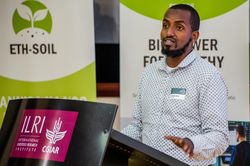 Dr. Milkiyas Ahmed presents his results within the 1st Call for research proposals on biochar-based biofertilizers.