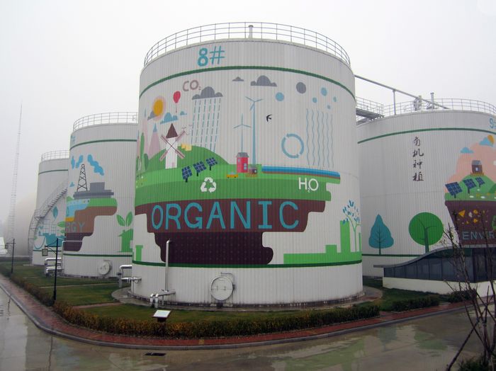 Biogas plant in Bejing/China