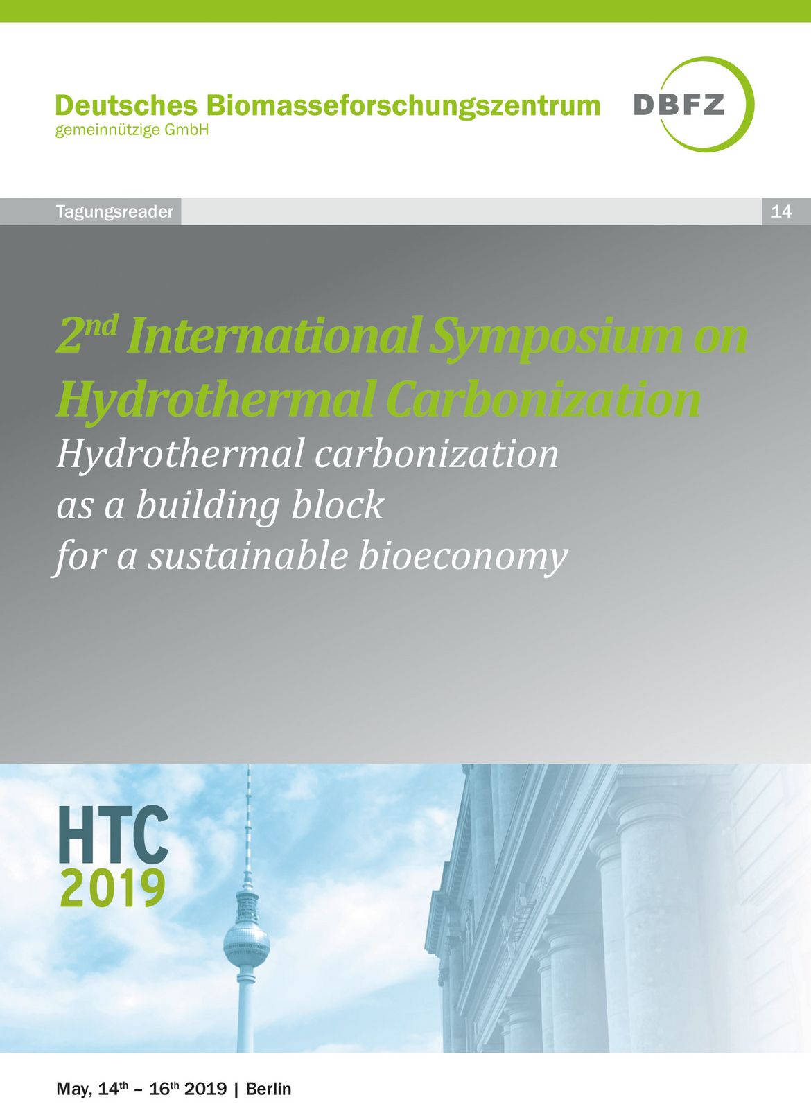 Frontpage: 2nd international Symposium on Hydrothermal Carbonization