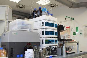 Bild einer präparativen Chromatographie