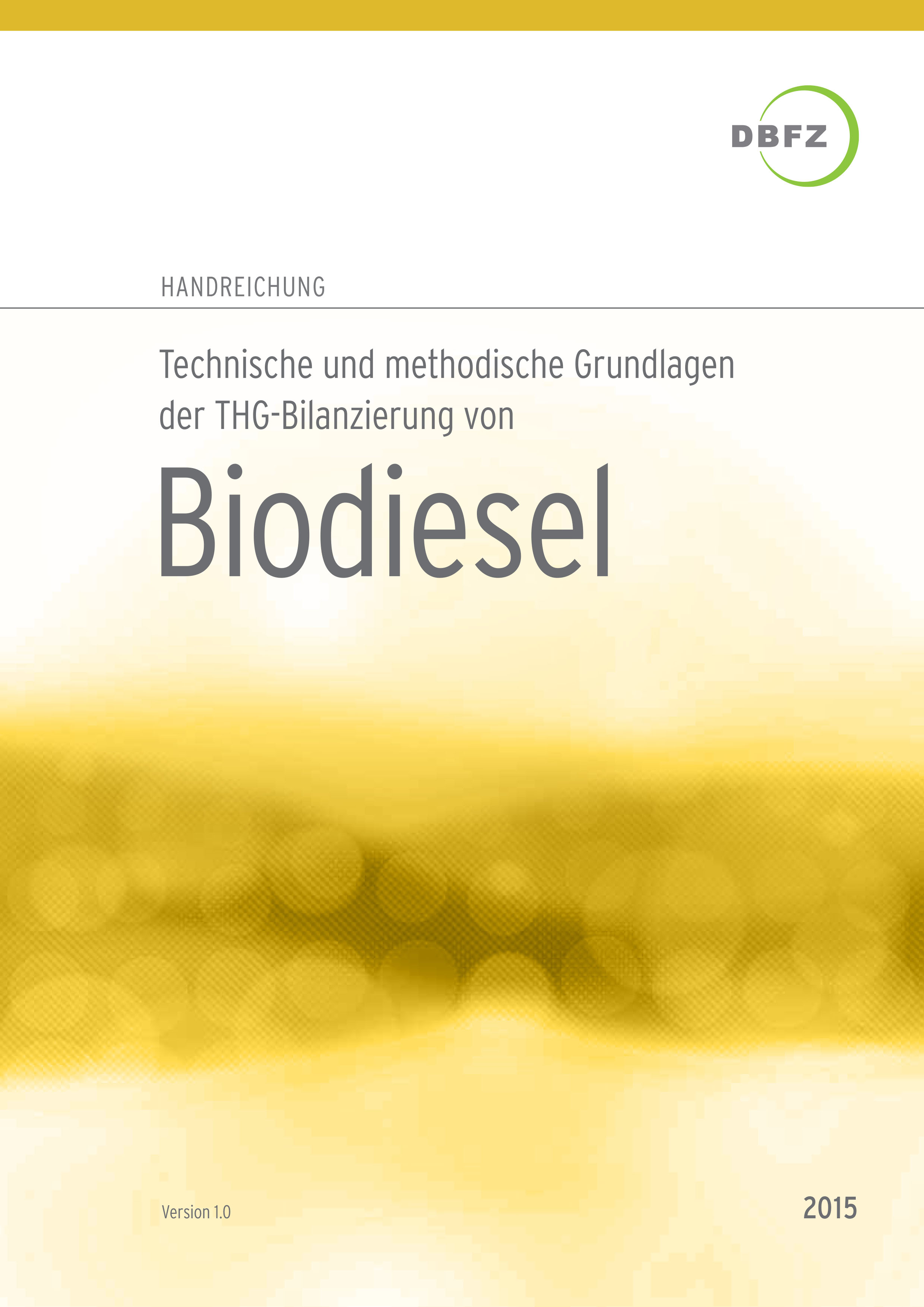 Technische und methodische Grundlagen der THG-Bilanzierung von Biodiesel