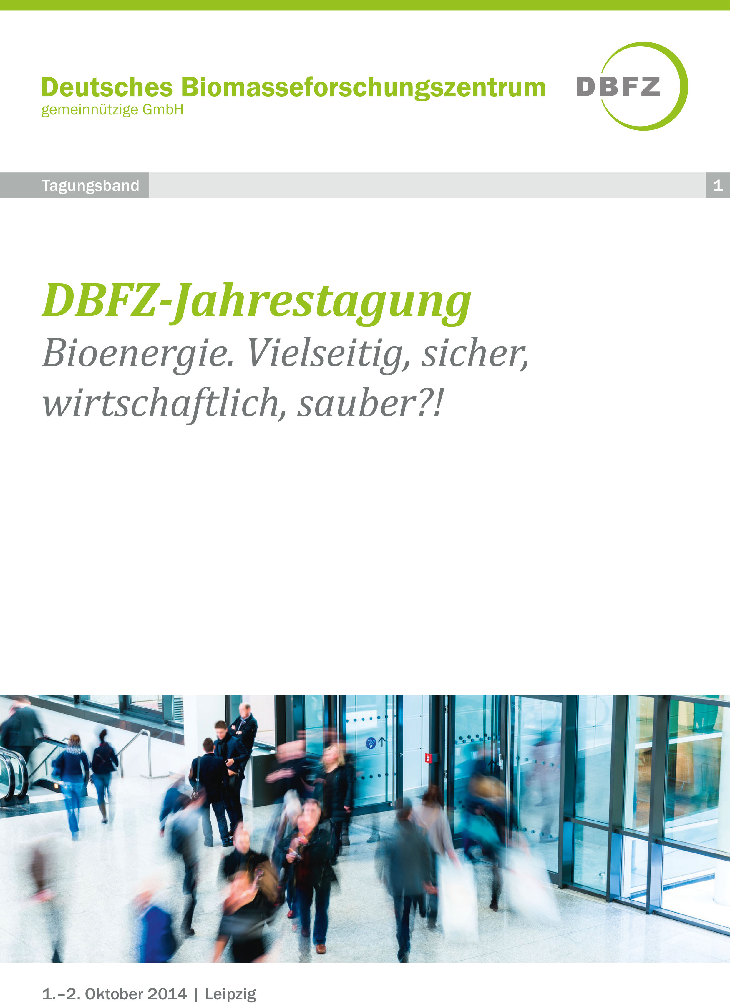 Tagungsband der DBFZ-Jahrestagung 2014