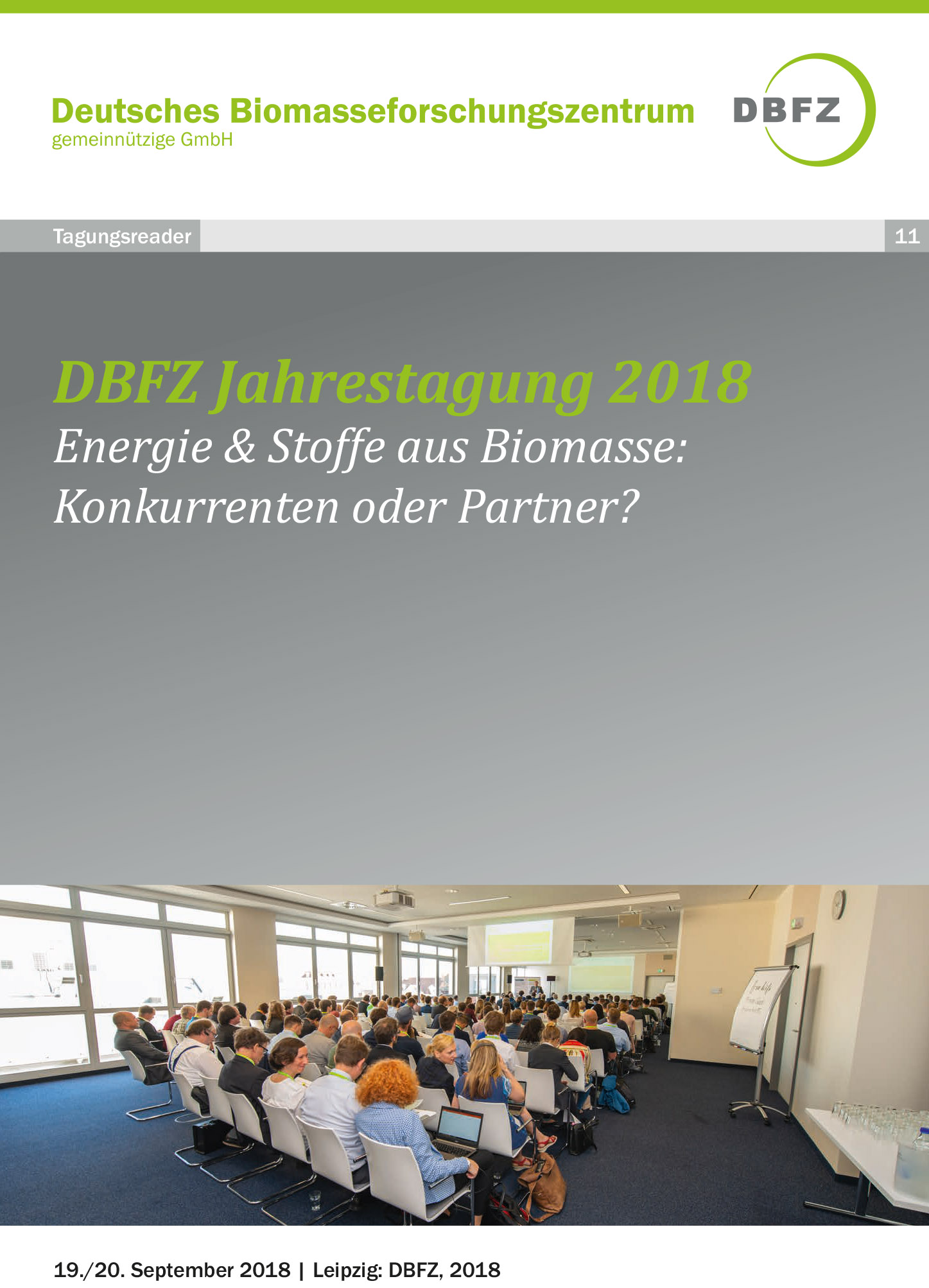 Tagungsreader DBFZ Jahrestagung 2018