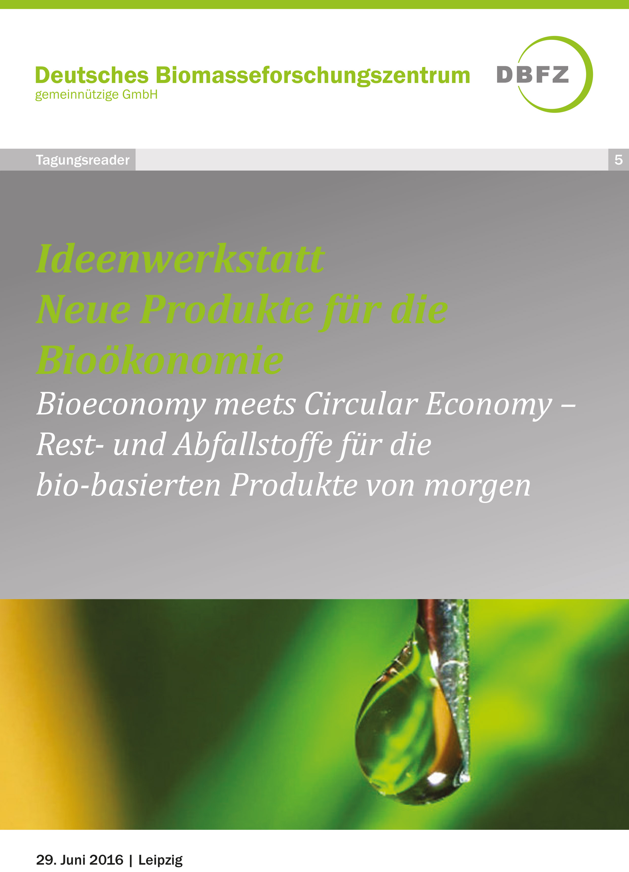 Workshop: Ideenwerkstatt Neue Produkte für die Bioökonomie