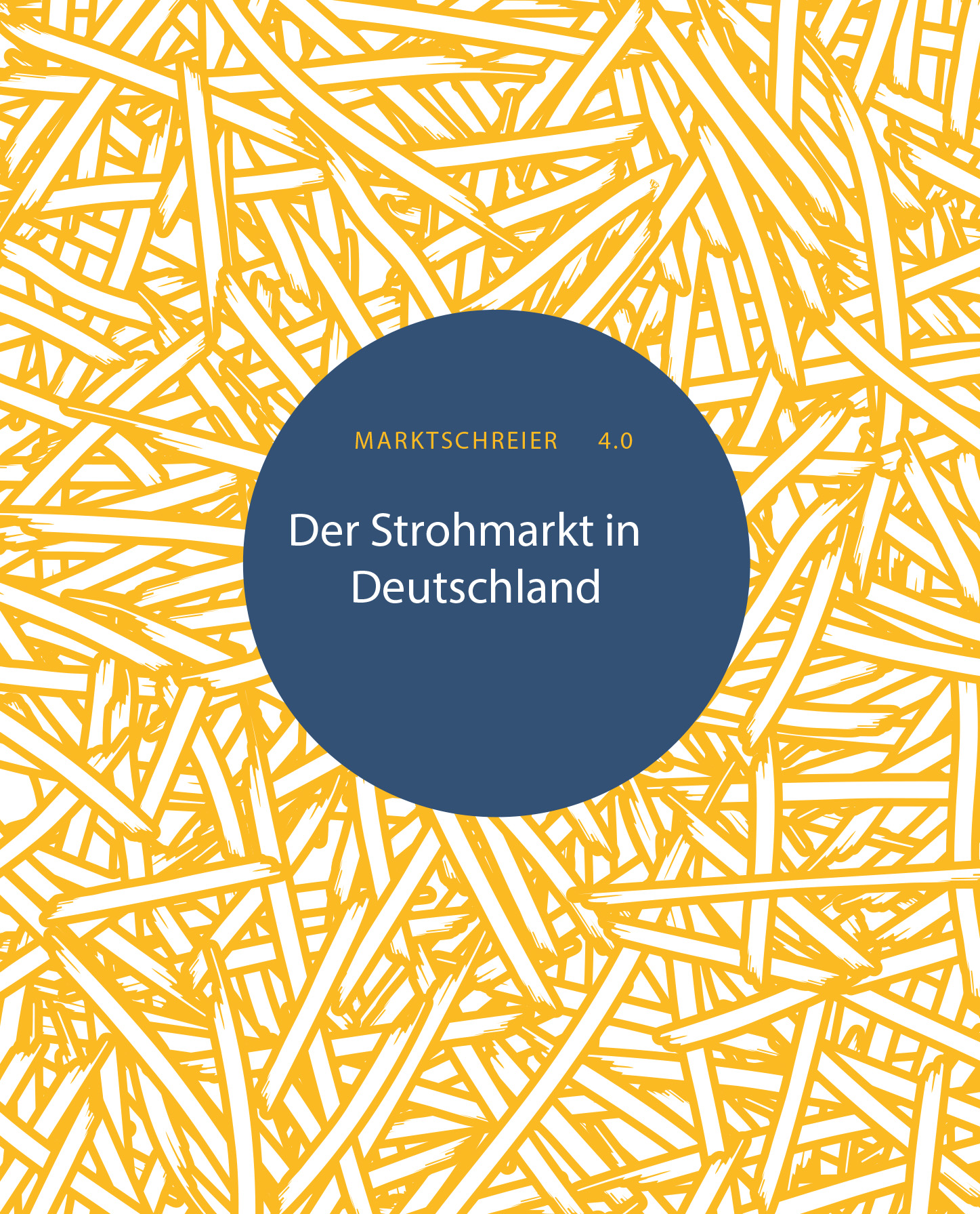 Broschüre über den Strohmarkt in Deutschland, Deckblatt